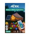 RGB Güneş Enerjili Boncuk Kamp Ve Bahçe Aydınlatma