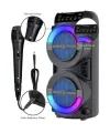 Rgb Işıklı Bluetooth Hoparlör Kablosuz Taşınabilir Stereo Speaker