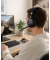 Rgb Işıklı Bluetooth Mikrofonlu Kulaklık Uzun Süreli Kullanım Type-c Şarjlı