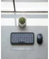 Rgb Işıklı Kablosuz Mini Klavye 10 Mm İnce Gövde