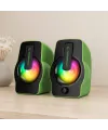 RGB Işıklı USB 2.0 1+1 Multimedya Hoparlör Seti