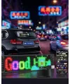 Rgb Kayan Yazı Led Panel Telefon Kontrollü Animasyonlu Akıllı Ekran