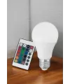 Rgb Led Lamba Led Işık Ampul Renk Değiştirebilen 100 Watt