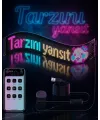 Rgb Led Matrix Panel Esnek Yapı Uygulama Kontrollü Kayan Yazı Ekranı