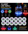 RGB LED Nargile Altı Işık 12’li Set
