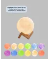 Rgb Modlu 16 Renkli Ay Gece Lambası 3d Baskı
