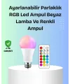 Rgbw Teknolojili Akıllı Led Ampul, Zamanlayıcılı