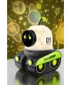 Robot Projeksiyon Gece Lambası Hoparlörlü Şarjlı Yıldızlı Gökyüzü Temalı Led Projeksiyon Lambası