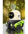 Robot Projeksiyon Gece Lambası Hoparlörlü Şarjlı Yıldızlı Gökyüzü Temalı Led Projeksiyon Lambası