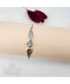 Rodyum Çelik Bileklikler 16+5 Cm Uzatma Payı - Kbl0079