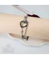 Rodyum Çelik Bileklikler 16+5 Cm Uzatma Payı - Kbl0081
