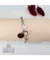 Rodyum Çelik Bileklikler 16+5 Cm Uzatma Payı - Kbl0109