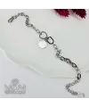 Rodyum Çelik Bileklikler 16+5 Cm Uzatma Payı - Kbl0109