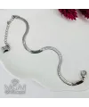 Rodyum Çelik Bileklikler 16+5 Cm Uzatma Payı - Kbl0121