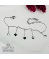 Rodyum Çelik Bileklikler 16+5 Cm Uzatma Payı - Kbl0123
