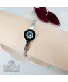 Rodyum Çelik Bileklikler 17+5 Cm Uzatma Payı - Kbl0135