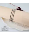 Rodyum Çelik Bileklikler 17+5 Cm Uzatma Payı - Kbl0137