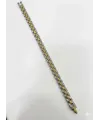 Rodyum-  Çelik  Erkek Çelik Bileklik Boy 21.5 Cm / En 0.8 Cm  - Ebl0058