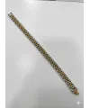 Rodyum Çelik  Erkek Çelik Bileklik Boy 21.5 Cm / En 1.0 Mm  - Ebl0051