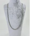 Rodyum Çelik Erkek Kolye 60 Cm - Ekl0008