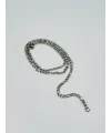 Rodyum Çelik Erkek Kolye 60 Cm - Ekl0008