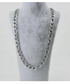 Rodyum Çelik Erkek Kolye 60 Cm - Ekl0012