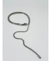 Rodyum Çelik Erkek Kolye 60 Cm - Ekl0013