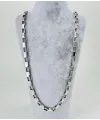 Rodyum Çelik Erkek Kolye 60 Cm - Ekl0015
