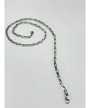 Rodyum Çelik Erkek Kolye 60 Cm - Ekl0015