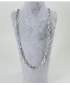 Rodyum Çelik Erkek Kolye 60 Cm - Ekl0018