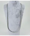 Rodyum Çelik Erkek Kolye 60 Cm - Ekl0022