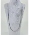 Rodyum Çelik Erkek Kolye 60 Cm - Ekl0033
