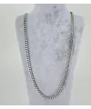 Rodyum Çelik Erkek Kolye 60 Cm - Ekl0038