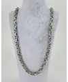 Rodyum Çelik Erkek Kolye 60 Cm - Ekl0051