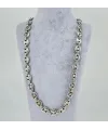 Rodyum Çelik Erkek Kolye 60 Cm - Ekl0052
