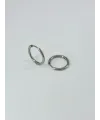 Rodyum  Çelik Erkek Küpe Çap (14 Mm) Kalınlık (2 Mm) - Ekp0005