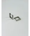 Rodyum   Çelik Erkek Küpe Çap (9 Mm) Kalınlık (3 Mm) - Ekp0022