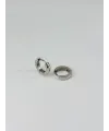 Rodyum   Çelik Erkek Küpe Çap (9 Mm) Kalınlık (3 Mm) - Ekp0040