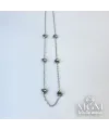 Rodyum Çelik Kolyeler 40+5 Cm Uzatma Payı - Kl0032