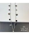 Rodyum Çelik Kolyeler 40 + 5 Cm Uzatma Payı - Kl0055