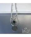 Rodyum Çelik Kolyeler 45+5 Cm - Kl0042