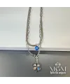 Rodyum Çelik Kolyeler 45 + 5 Cm Uzatma Payı - Kl0060