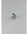 Rodyum Kaplama Zirkon Taşlı Yüzük - Yz0175