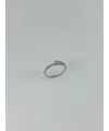 Rodyum Kaplama Zirkon Taşlı Yüzük - Yz0180