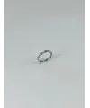 Rodyum Kaplama Zirkon Taşlı Yüzük - Yz0200