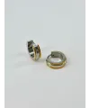 Rodyum Ve   Çelik Erkek Küpe Çap (9 Mm) Kalınlık (4 Mm) - Ekp0002