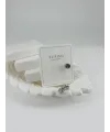 Rodyum Zirkon-5 Mm Taşlı Pirinç Zirkon Küpe - Kp00334