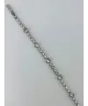 Rodyum Zirkon Taşlı Pirinç Bileklikler 17+2 Cm  - Kbl0367