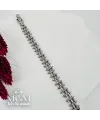 Rodyum Zirkon Taşlı Pirinç Bileklikler 19,5 Cm - IEG0052