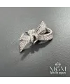 Rodyum Zirkon Taşlı Pirinç Küpeler - Kp00141